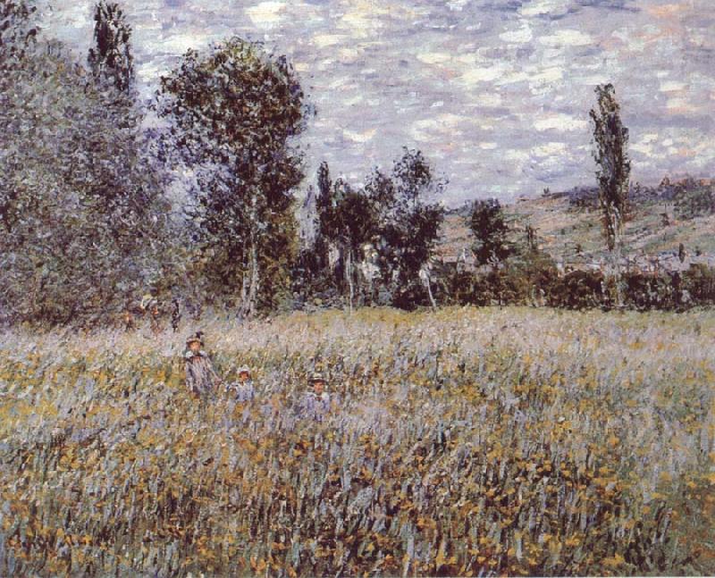 A Meadow, Claude Monet